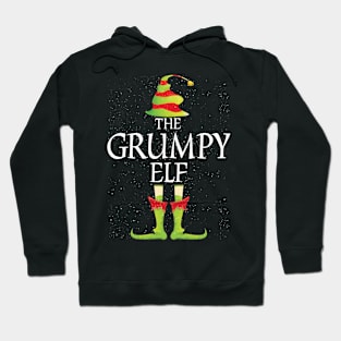 Grumpy Elf Family Matching Christmas Group Funny Gift Hoodie